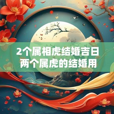 2个属相虎结婚吉日 两个属虎的结婚用几月几日