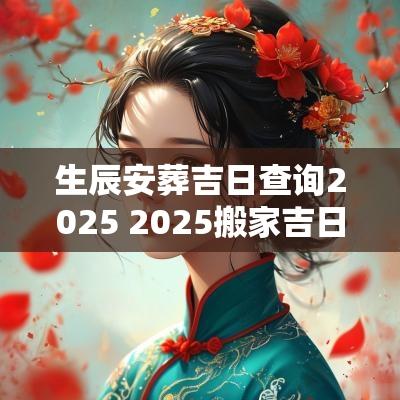 生辰安葬吉日查询2025 2025搬家吉日查询免费