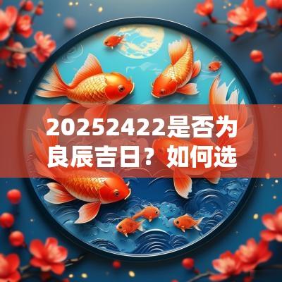 20252422是否为良辰吉日？如何选择吉日