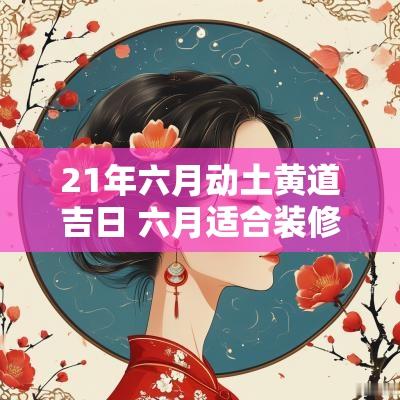 21年六月动土黄道吉日 六月适合装修动土的黄道吉日