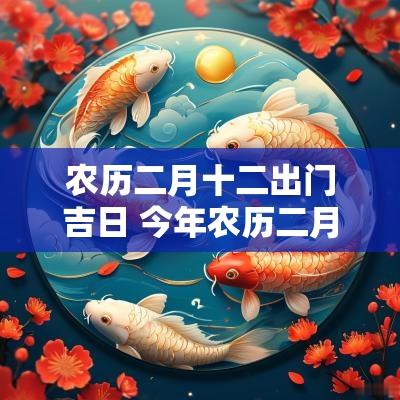 农历二月十二出门吉日 今年农历二月出门吉日