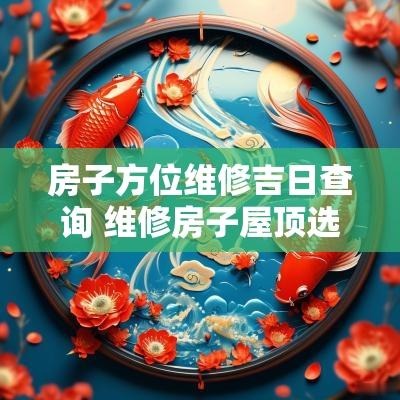 房子方位维修吉日查询 维修房子屋顶选吉日