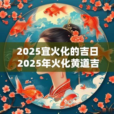 2025宜火化的吉日 2025年火化黄道吉日