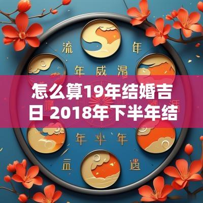 怎么算19年结婚吉日 2018年下半年结婚吉日查询