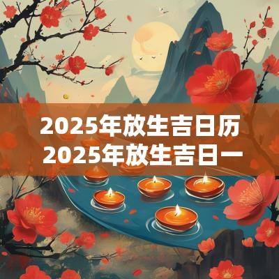2025年放生吉日历 2025年放生吉日一览表