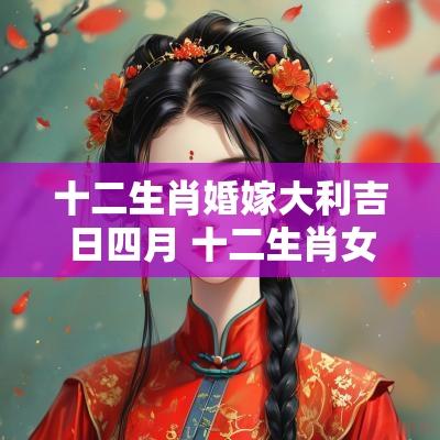 十二生肖婚嫁大利吉日四月 十二生肖女婚嫁吉日