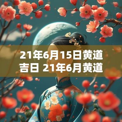 21年6月15日黄道吉日 21年6月黄道吉日