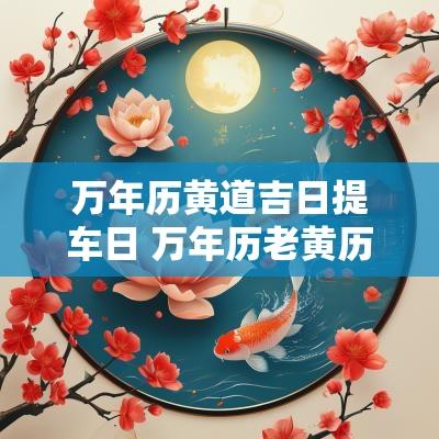 万年历黄道吉日提车日 万年历老黄历提车吉日吉时查询