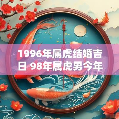 1996年属虎结婚吉日 98年属虎男今年结婚吉日