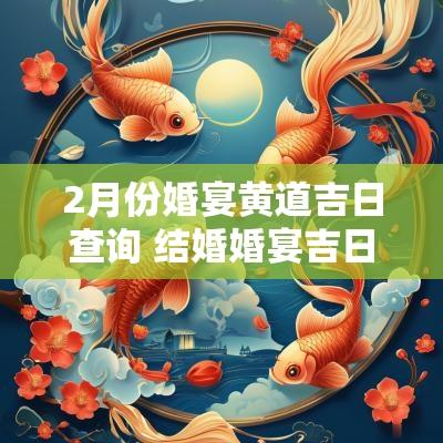 2月份婚宴黄道吉日查询 结婚婚宴吉日查询大全