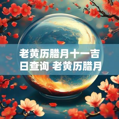 老黄历腊月十一吉日查询 老黄历腊月十一