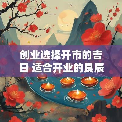 创业选择开市的吉日 适合开业的良辰吉日