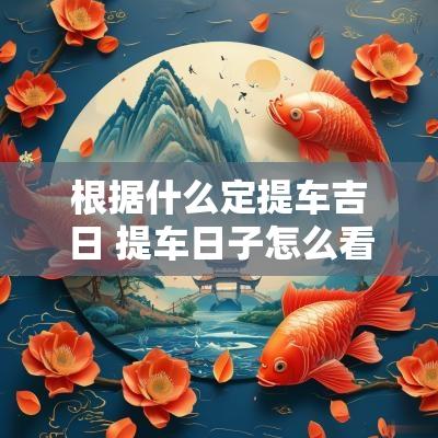 根据什么定提车吉日 提车日子怎么看吉日