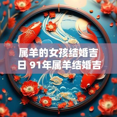 属羊的女孩结婚吉日 91年属羊结婚吉日