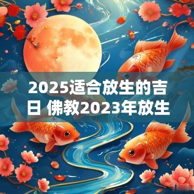 2025适合放生的吉日 佛教2025年放生吉日