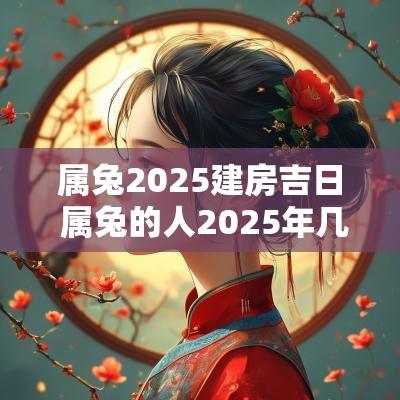 属兔2025建房吉日 属兔的人2025年几月动土建房最好
