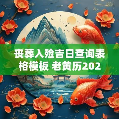 丧葬入殓吉日查询表格模板 老黄历2025年入殓吉日