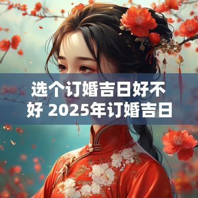 选个订婚吉日好不好 2025年订婚吉日