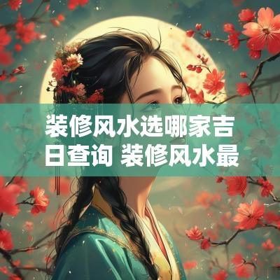 装修风水选哪家吉日查询 装修风水最旺的房子
