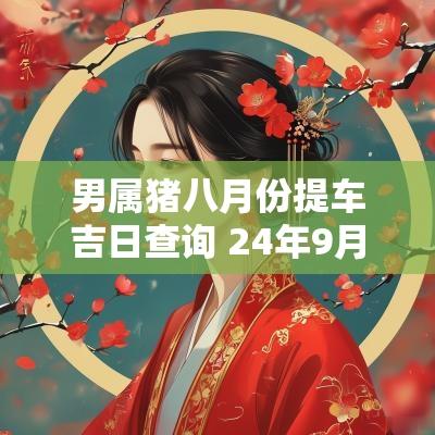 男属猪八月份提车吉日查询 24年9月提车吉日属猪