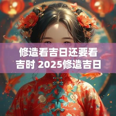 修造看吉日还要看吉时 2025修造吉日吉时查询