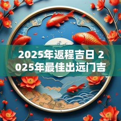 2025年返程吉日 2025年最佳出远门吉日