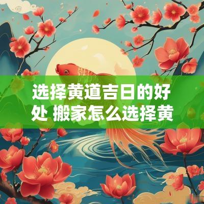选择黄道吉日的好处 搬家怎么选择黄道吉日