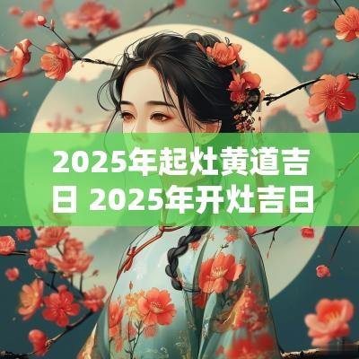 2025年起灶黄道吉日 2025年开灶吉日查询