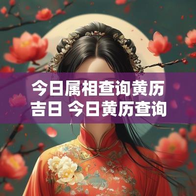 今日属相查询黄历吉日 今日黄历查询理发吉日