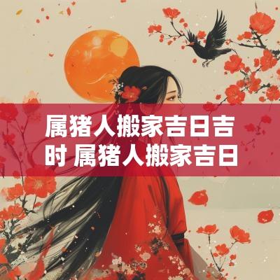 属猪人搬家吉日吉时 属猪人搬家吉日2025年