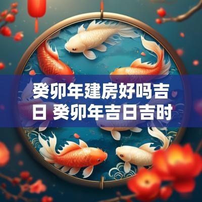 癸卯年建房好吗吉日 癸卯年吉日吉时查询