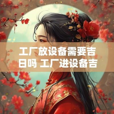 工厂放设备需要吉日吗 工厂进设备吉日