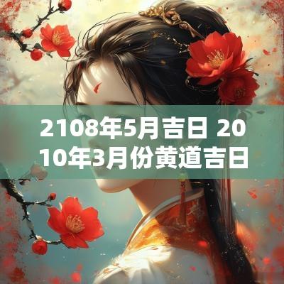 2108年5月吉日 2010年3月份黄道吉日