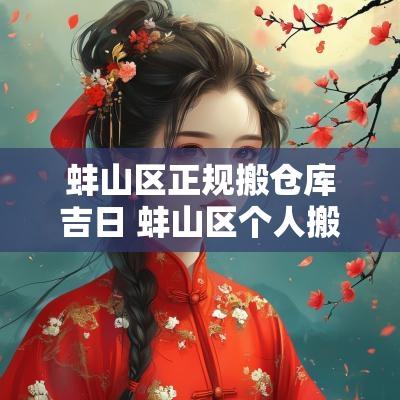 蚌山区正规搬仓库吉日 蚌山区个人搬家现场报价