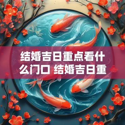 结婚吉日重点看什么门口 结婚吉日重点看什么门