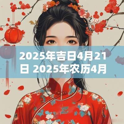2025年吉日4月21日 2025年农历4月20日黄道吉日