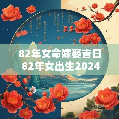 82年女命嫁娶吉日 82年女出生2025全年运势