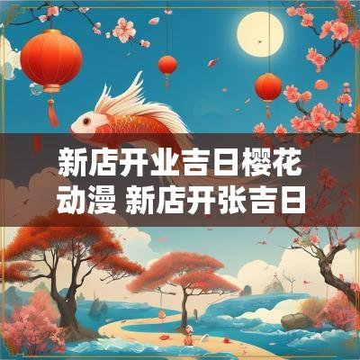 新店开业吉日樱花动漫 新店开张吉日