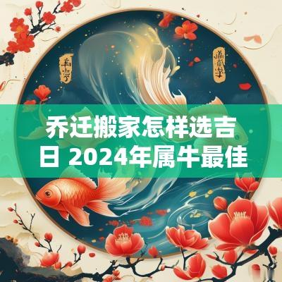 乔迁搬家怎样选吉日 2025年属牛最佳的乔迁搬家吉日