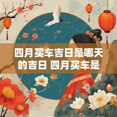 四月买车吉日是哪天的吉日 四月买车是最佳时机吗