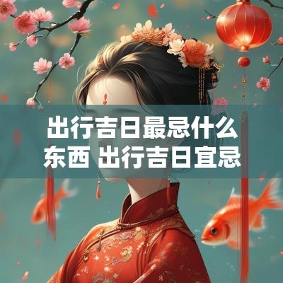 出行吉日最忌什么东西 出行吉日宜忌查询