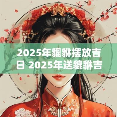 2025年貔貅摆放吉日 2025年送貔貅吉日