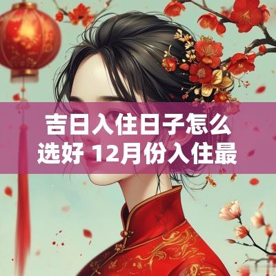 吉日入住日子怎么选好 12月份入住最好吉日