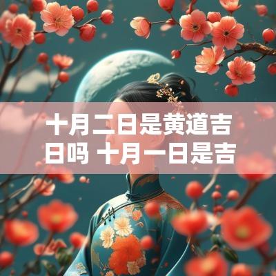 十月二日是黄道吉日吗 十月一日是吉日吗 十月二日是黄道吉日吗 十月一日是吉日吗