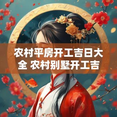 农村平房开工吉日大全 农村别墅开工吉日大全