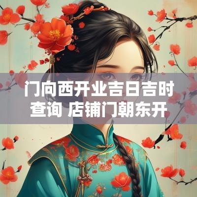 门向西开业吉日吉时查询 店铺门朝东开业吉日查询