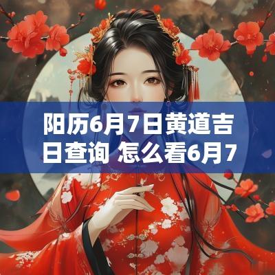 阳历6月7日黄道吉日查询 怎么看6月7日黄道吉日
