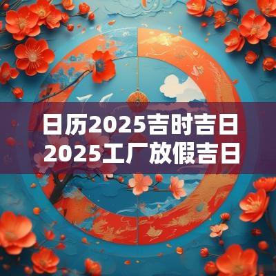 日历2025吉时吉日 2025工厂放假吉日吉时