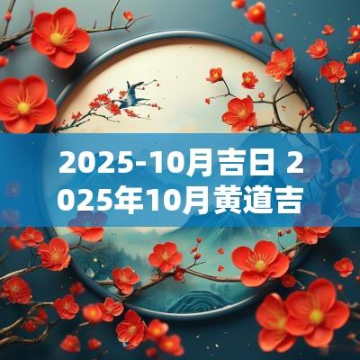 2025-10月吉日 2025年10月黄道吉日