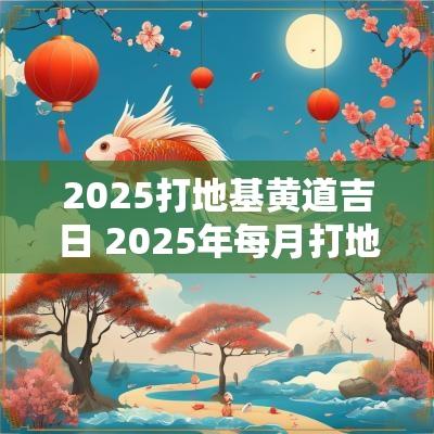2025打地基黄道吉日 2025年每月打地基吉日